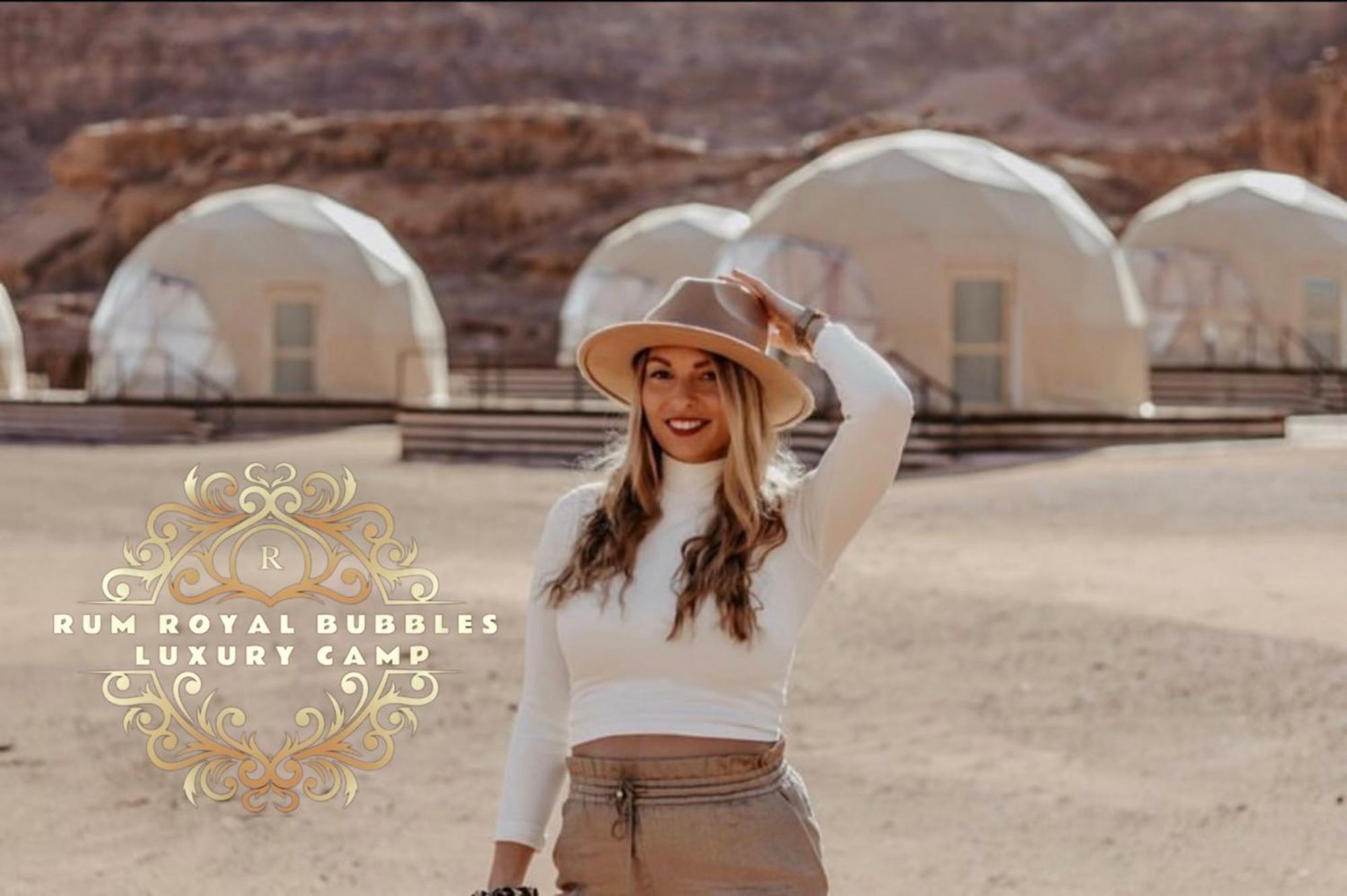 Rum Royal Bubbles Luxury Camp Lägenhet Wadi Rum Exteriör bild
