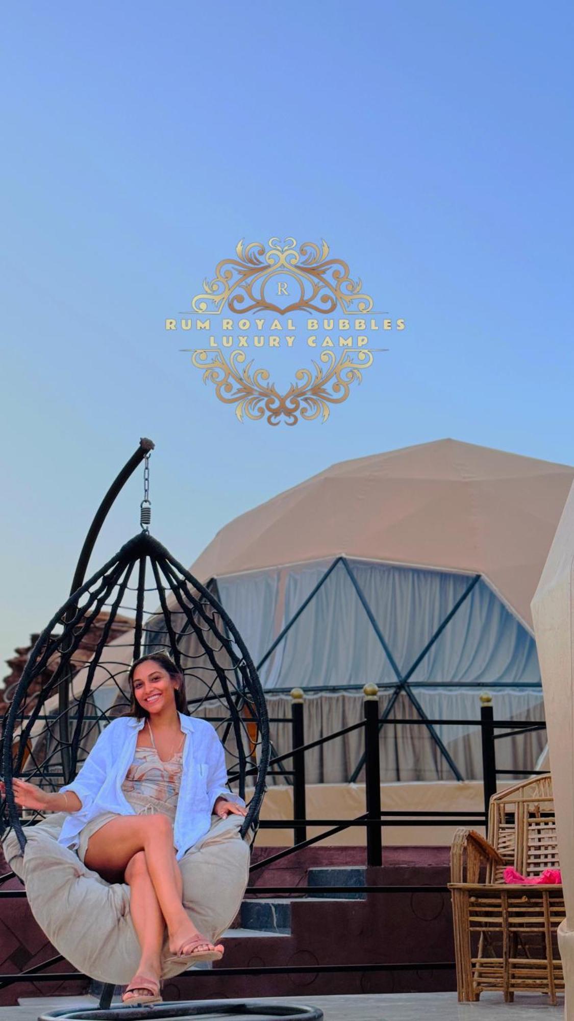 Rum Royal Bubbles Luxury Camp Lägenhet Wadi Rum Exteriör bild