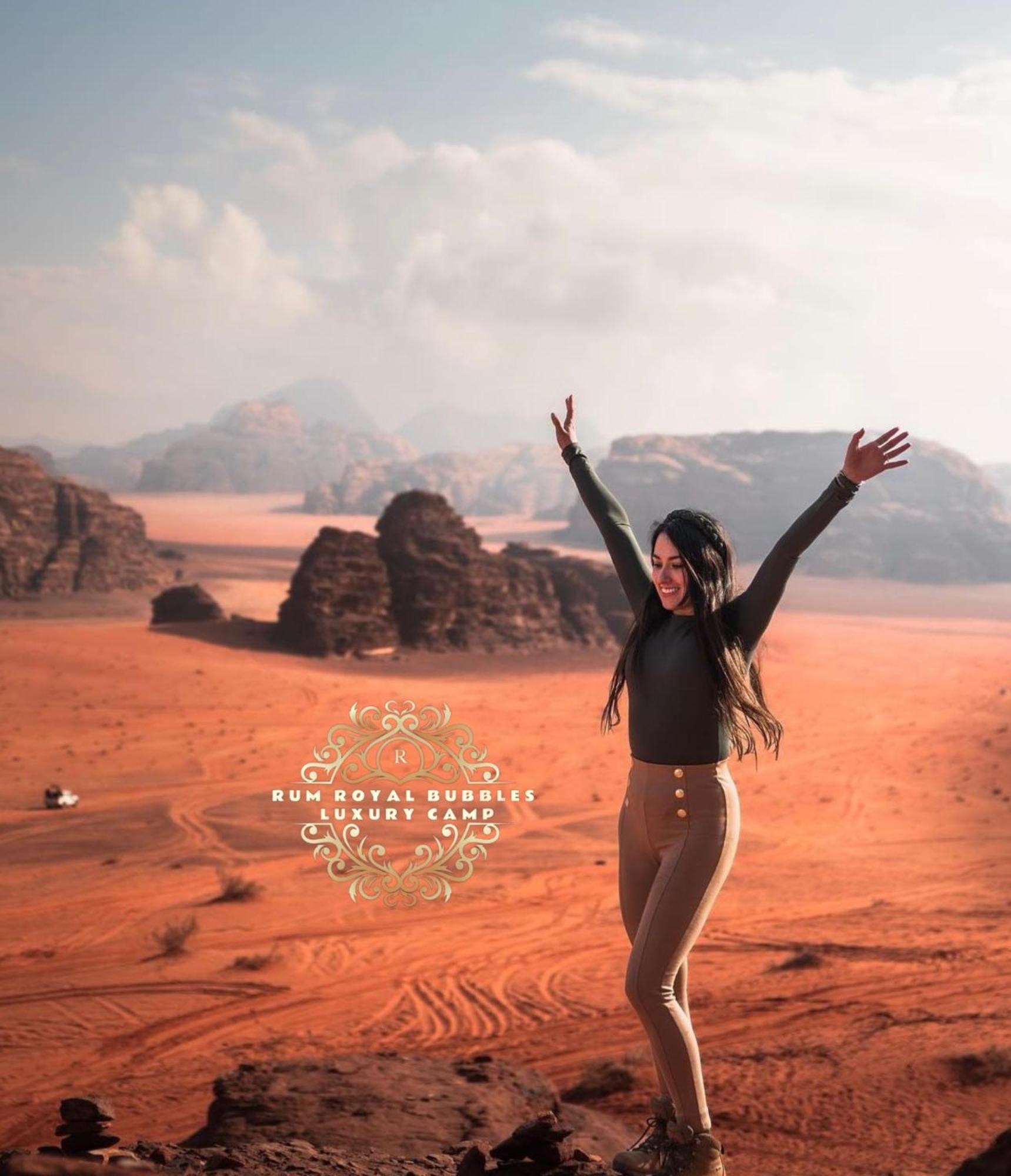 Rum Royal Bubbles Luxury Camp Lägenhet Wadi Rum Exteriör bild